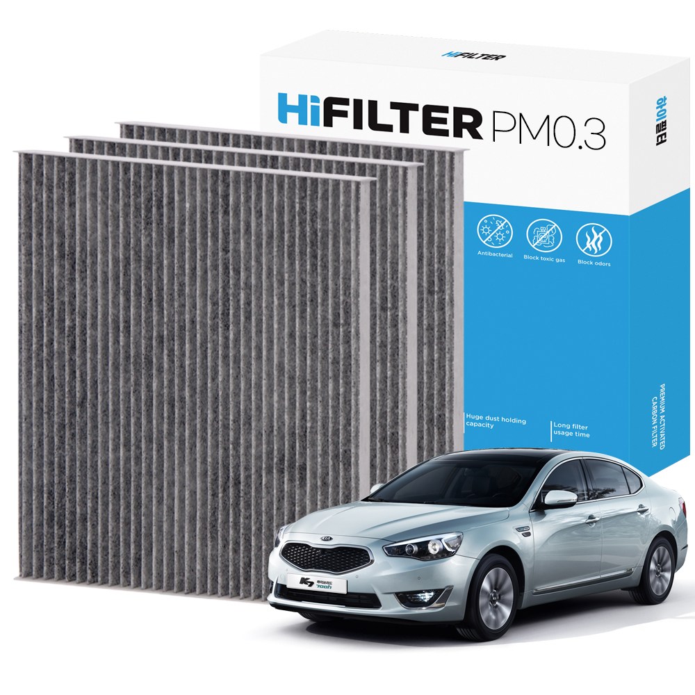 2+1 하이필터 PM 0.3 활성탄 자동차 에어컨 필터 기아 10,900원