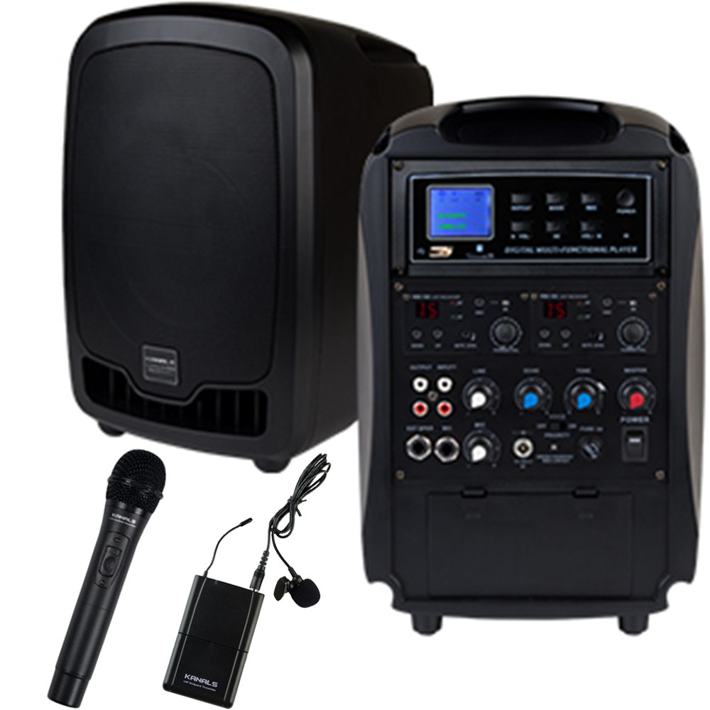 포터블 앰프 스피커 AT-260BN 900메가 무선마이크 내장 MAX파워 150W, KANALS SM, 현재가 575,260원