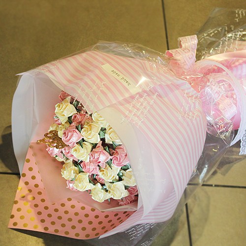 언제나 봄날 종이장미 꽃다발 (완성품), 100개, 1set 99,400원