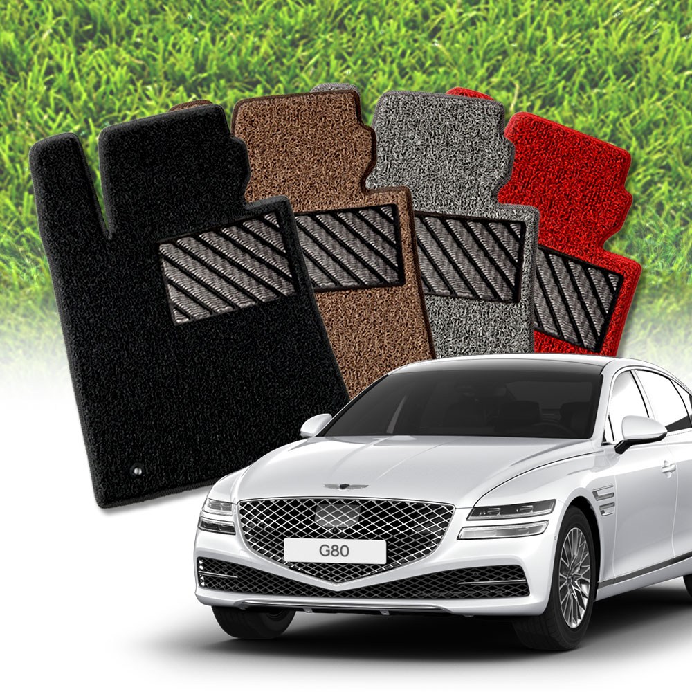 카채움 제네시스 G80 코일 카매트 자동차 확장형 1+2열 매트 35,800원