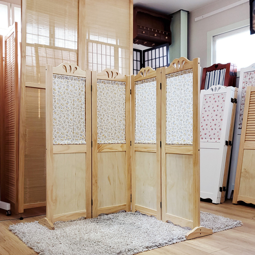 [높이 130cm]플라워 패널 미니 원목 인테리어 파티션 사무실 책상 낮은 가림막 공간분리 칸막이 142,000원