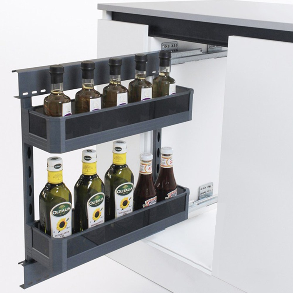 NOVA 프리미엄 최고급 주방 싱크대 하부장 LT망 댐핑 언더레일 미끄럼방지 바스켓, 1개 59,800원