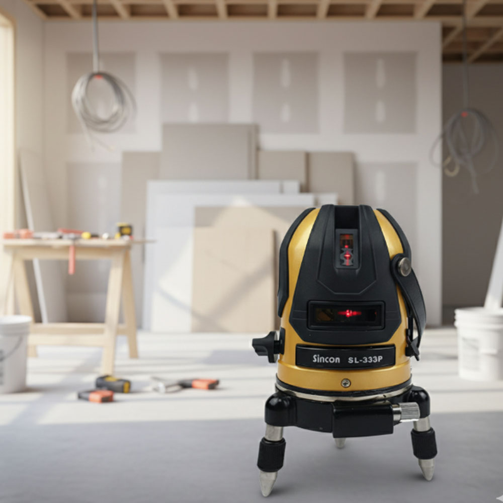 SINCON 라인레이저레벨기 SL-333P 레드빔 4V1H1D 2배밝기 수직수평, 1개 145,950원
