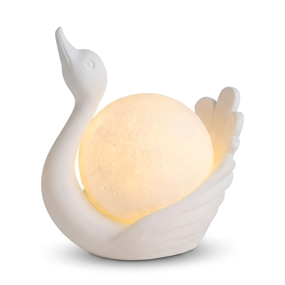 팹큐브 백조달 무드등 수면등 인테리어 조명 침실 수유등, 화이트 15cm 39,900원