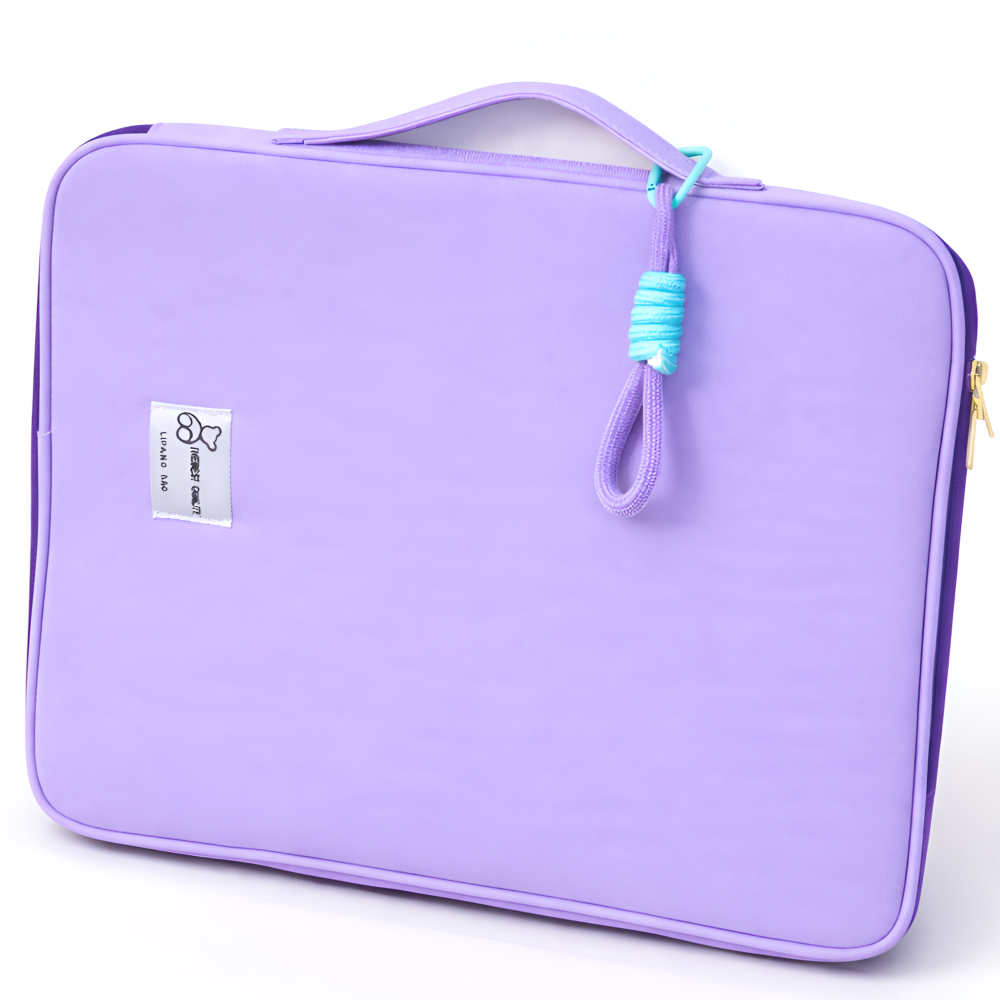 리비움 180도 오픈형 노트북파우치, 1개, 퍼플 21,900원