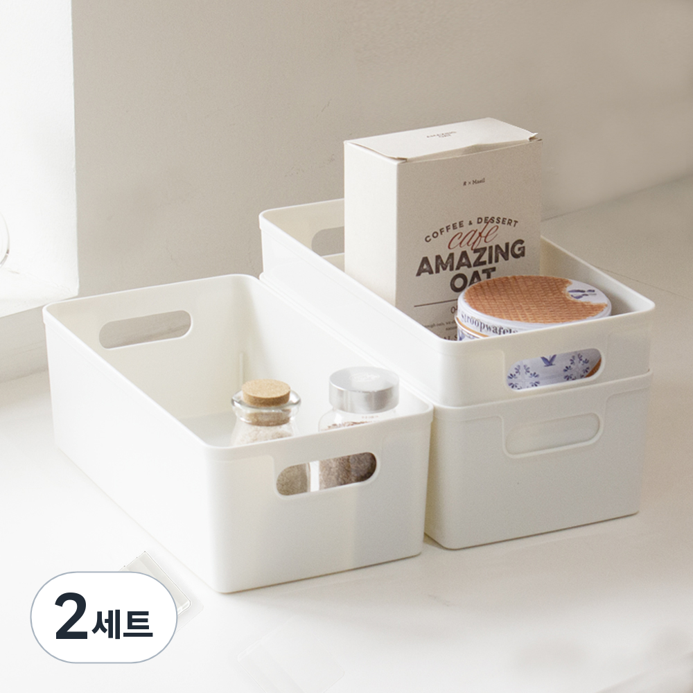 아임홈리빙 심플 바스켓 팬트리 수납함 3p 네임택세트 22,280원