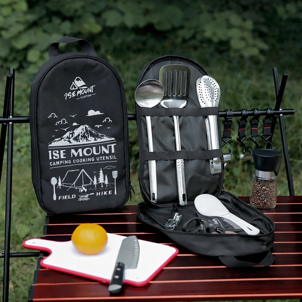 보넬티 간편보관 휴대용 조리도구 수납 가방, 1개, 1단, 블랙 10,100원