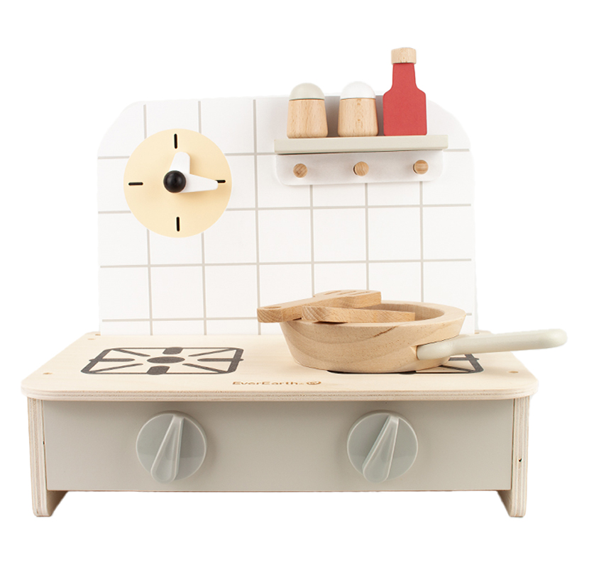 에버어스 원목 가스레인지 주방놀이 세트, 혼합색상, 1세트 54,650원