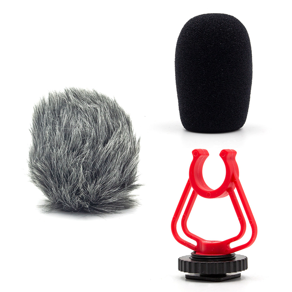 보야 로데 미니 마이크 필수 용품 3종 폼 윈드스크린 스펀지 커버 퍼 윈드머프 쇼크마운트 코미카 8,000원