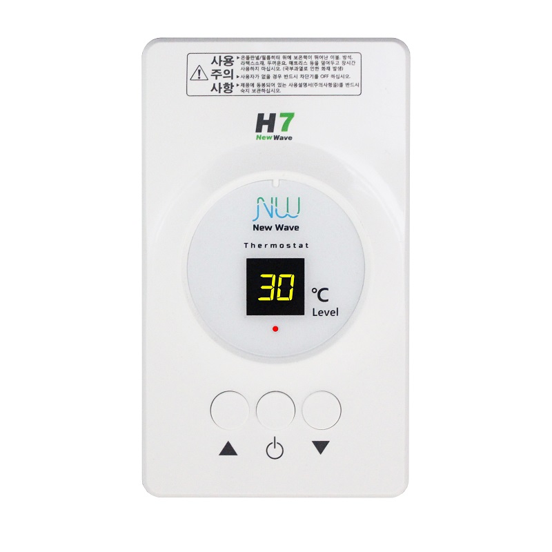 써브텍 H7 4KW 노출형 온도조절기 필름난방 전기난방 조절기 대중성 28,000원