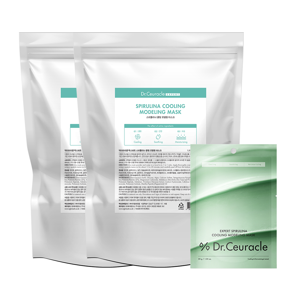 닥터슈라클 스피룰리나 쿨링 모델링 마스크 팩 1kg 2개 + 30g 1개 증정 (2kg+30g), 3개, 1개입 25,800원