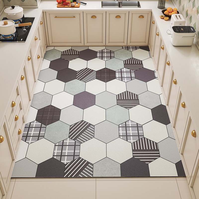 대형 5mm 두께 pvc 주방 발매트 미끄럼방지 방수 잘라쓰는 주방매트, 1개, C 34,990원