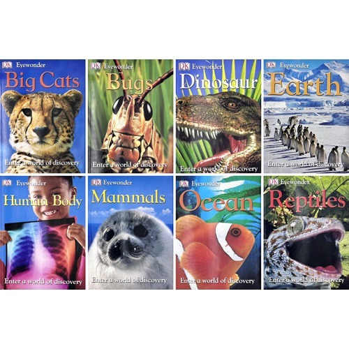 DK Eyewonder 영어 과학 논픽션 초등 중고학년 자연 동물 인체 AR 4–6점대 (8종 택1) 15,000원