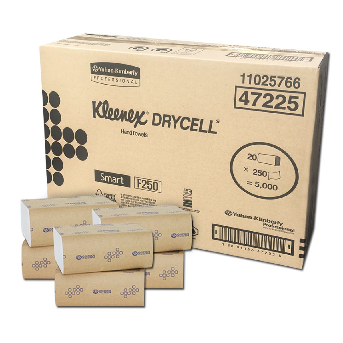 크리넥스 업소용 드라이셀 핸드타올 스마트 F250 32,900원