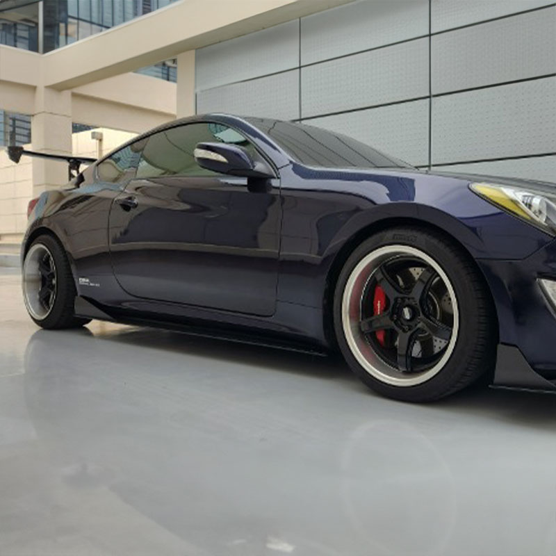 제네시스 쿠페 BK2 카본 사이드 립 스플리터, 사이드 윙 미장착, 카본 사이드 립 480,000원