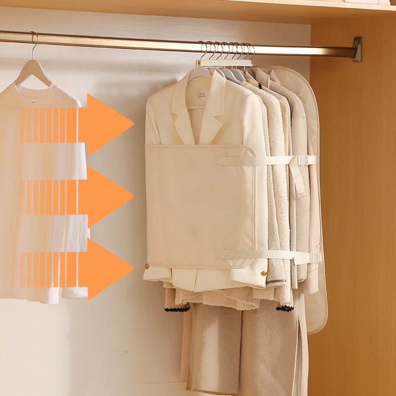 옷걸이형 의류 압축 보관백 대용량 옷커버 보관백 압축수납 가방 압축수납백 옷장정리 다용도 행거수납 드레스룸 공간절약 의류커버 겨울옷 정장 코트 패딩 여행 이사 7,900원