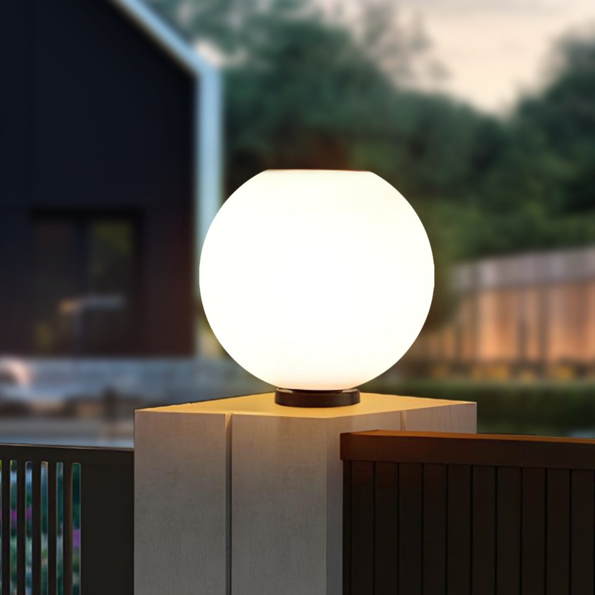 태양광 구슬등 문주등 대문등 호박등 태양열 전구 LED 테라스 조명 텅스텐 30호 원형받침 41,060원