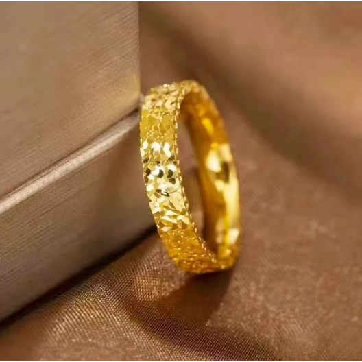 Lunire  18K 도금 금빛 조각보 여성  반지  발암 물질이 포함되어 있지 않다  퇴색되지 않다 77,000원