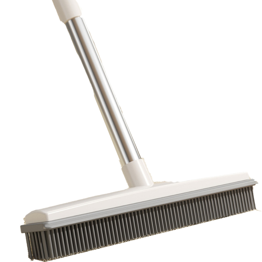 슈퍼코리아 실리콘 타일카페트 빗자루 애완동물 털 제거, 스테인리스 화이트, 1개 15,600원