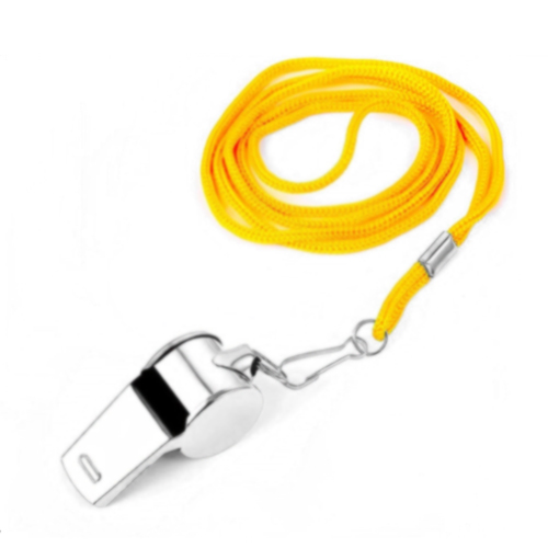 본라이프 메탈 호루라기 호각 호루라기목걸이 심판 휘슬 370원