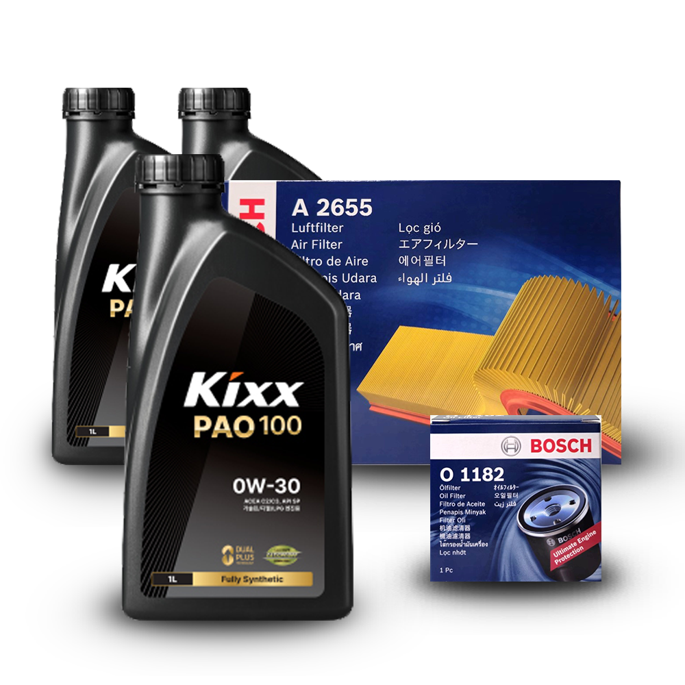 아반떼 스포츠 (AD) 1.6터보 가솔린 엔진오일세트 킥스 파오100 0W30 (PAO100) (구) 파오1 72,600원