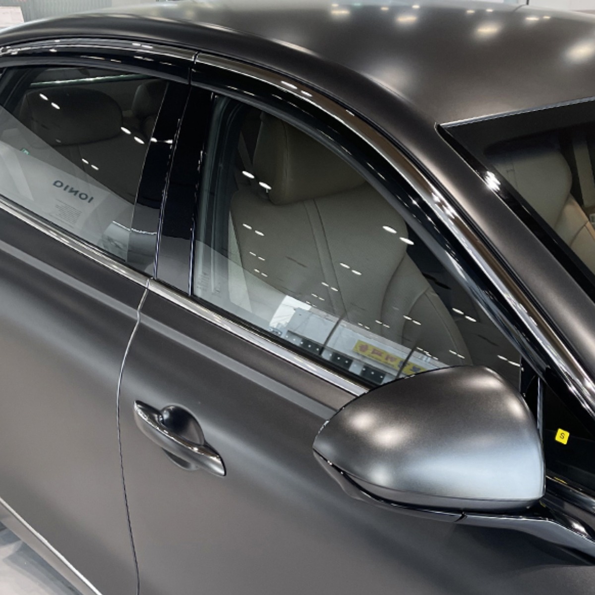 뭉구카 AC 제네시스 G80 블랙 다이아몬드 도어바이져 자동차 햇빛가리개 썬바이저 차량 빗물받이 스모그바이저 선바이저 E455 6pcs 2021년~현재 128,800원