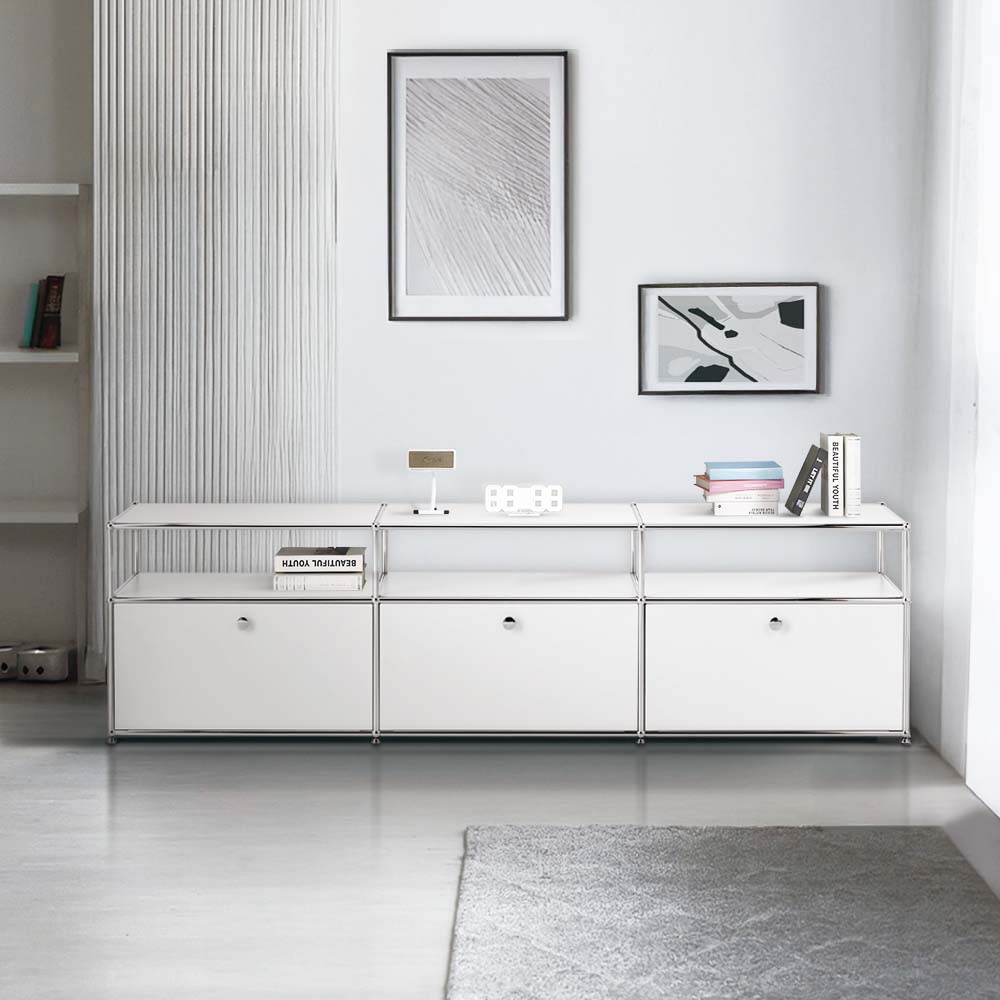 이가페 미드센츄리 모듈거실장 트리오 3x2 플로어 수납장 방문설치, 화이트 839,900원