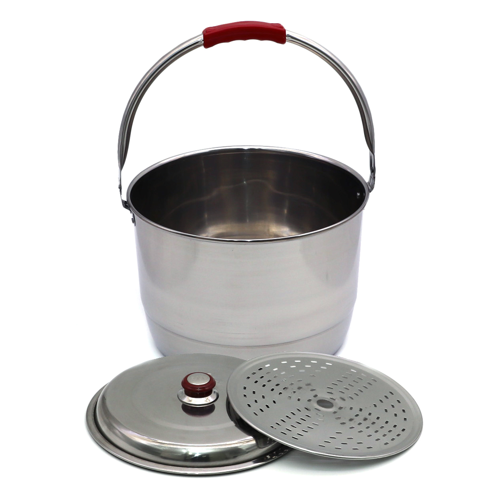 윤쓰공간 국산 스테인레스 인덕션겸용 들통 찜기 3호 14L 39,900원