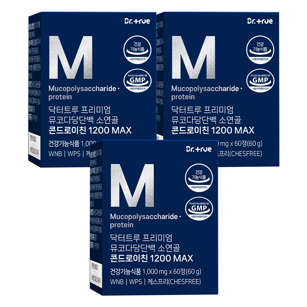 닥터트루 뮤코다당단백 소연골 콘드로이친 1200, 60정, 3개 107,460원