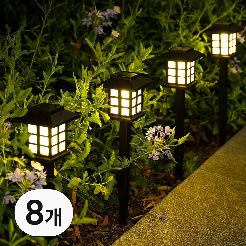 엔빙 태양광 LED 야외조명 잔디등 노란빛 전구색  NV-162 16,900원