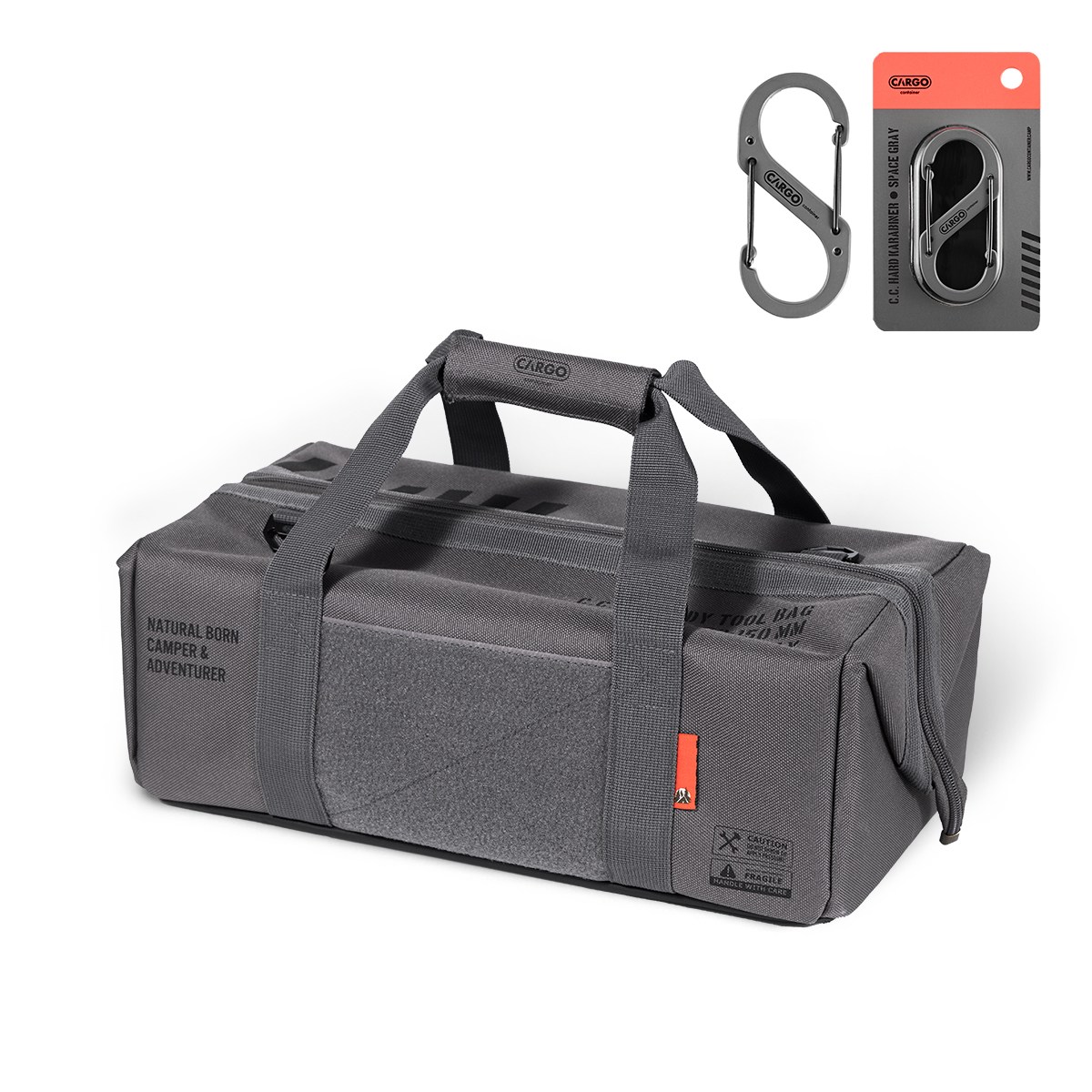 카고컨테이너 레디 툴 백 공구 팩 가방 단조팩 캠핑 수납가방 + 카라비너M 1개입 50,500원