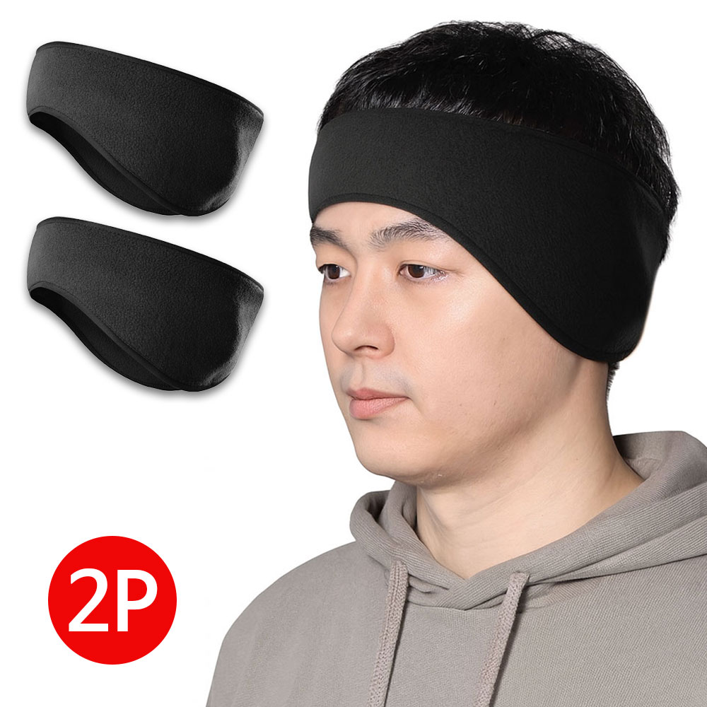 살림공작소 스포츠 방한귀마개 밴드형 1+1 헤어밴드 스키 러닝 축구 낚시 라이딩 귀보온, 1세트, 블랙1+블랙1 14,000원