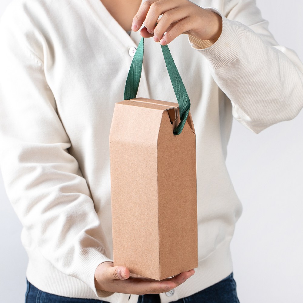 다용도 끈손잡이박스 크라프트 선물상자  90 x 80 x 190 10장 57,500원