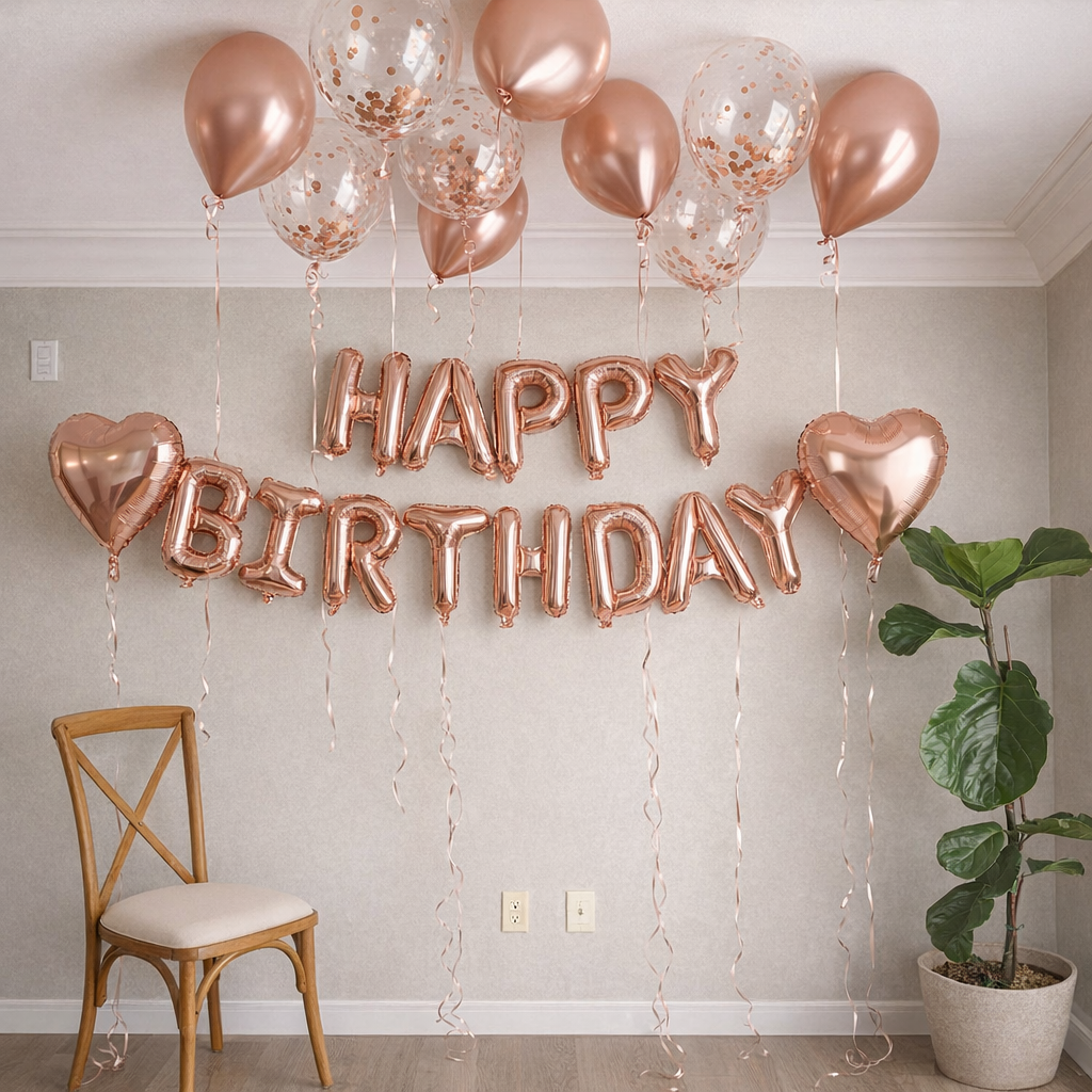 루이쉘 해피벌스데이 파티 이벤트 풍선세트+손펌프 8,900원