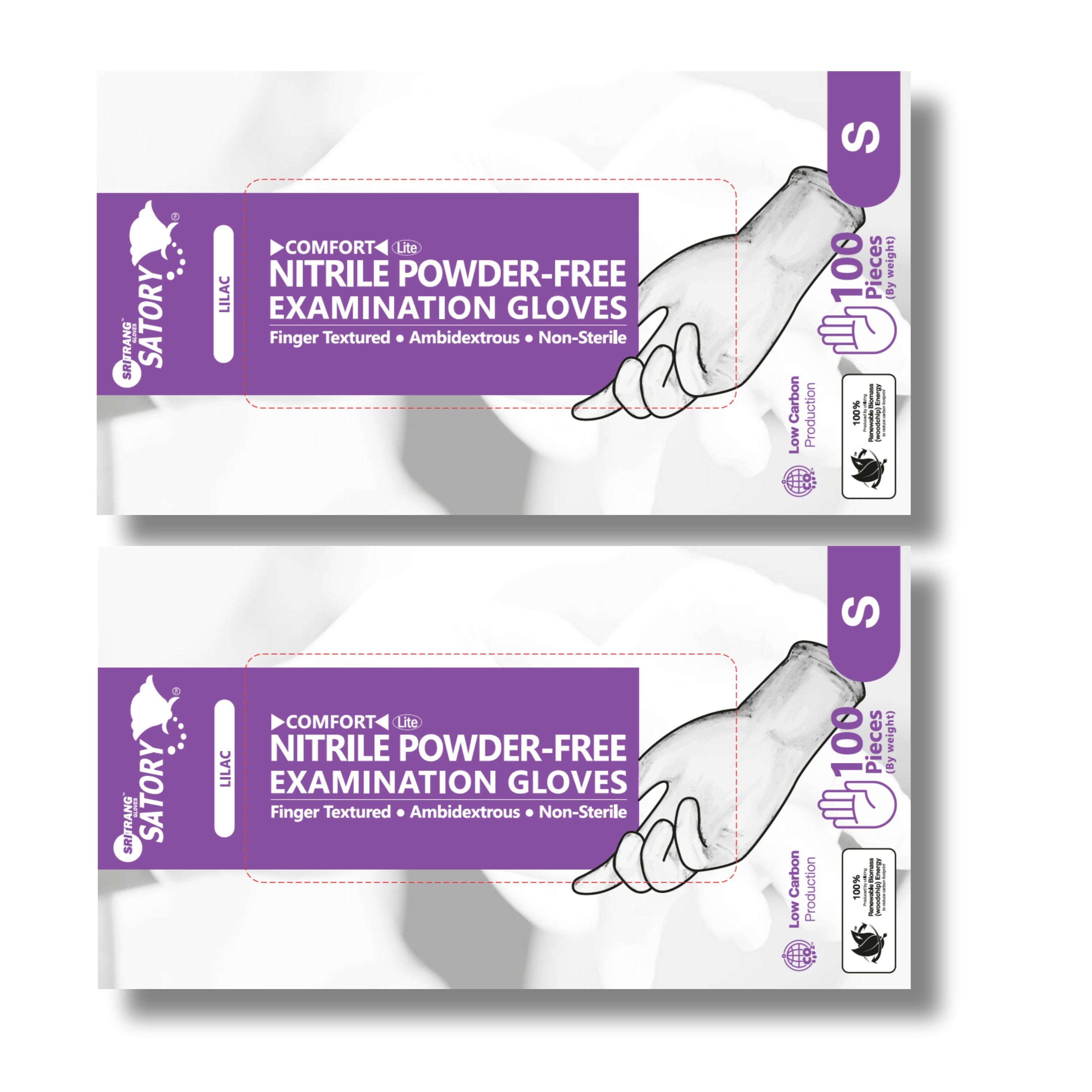 세이토리 식품용 다용도 니트릴장갑 100p, 2개, S, 연보라 17,400원
