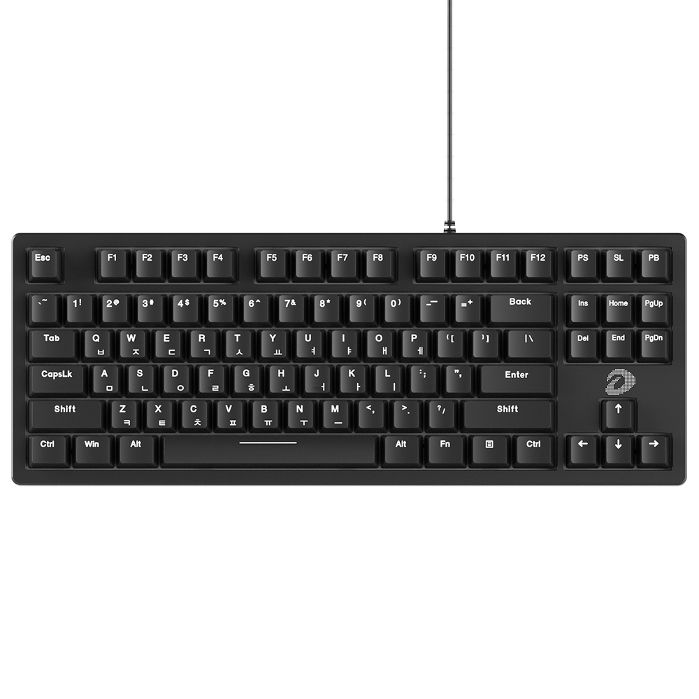 다얼유 87키 유선 기계식 게이밍 텐키리스 키보드 드림축, 옵시디언 블랙, DK87, 제조사축 25,900원