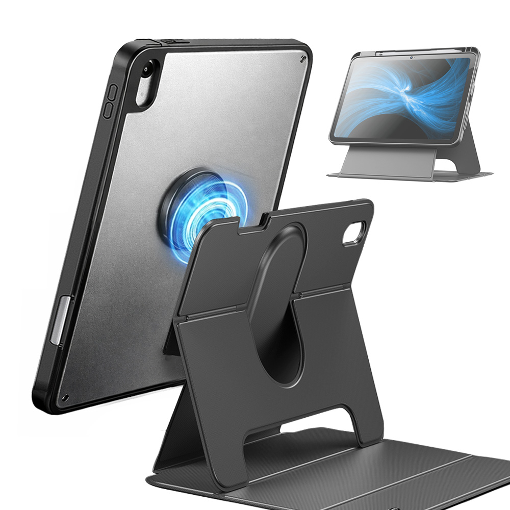 비스비 아이패드에어11 7세대 6세대 5세대 4세대 플렉스뷰 마그네틱 거치대케이스/분리형 가로세로스탠딩, 다크 그레이, 1개 79,700원