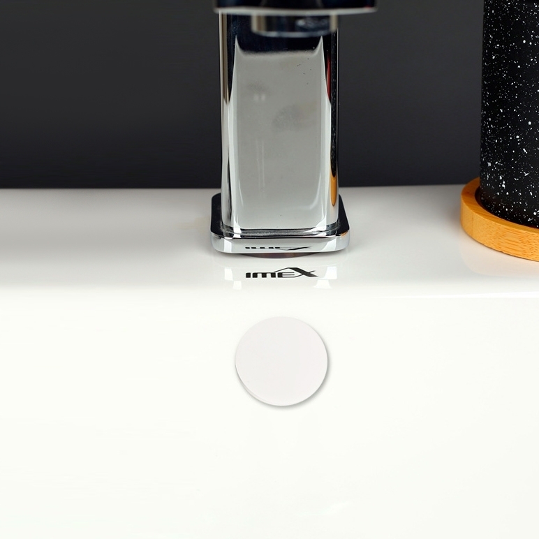 더블슬릿 황동 SUS304 스텐레스 세면대 세면캡 구멍 완전 막힘형 오버플로우 마개 1+1, 화이트 8,700원