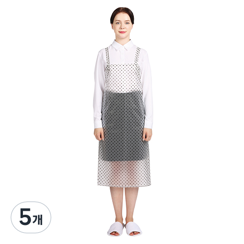 웰프런 반투명 우레탄 유니도트 방수 앞치마 중 34,000원