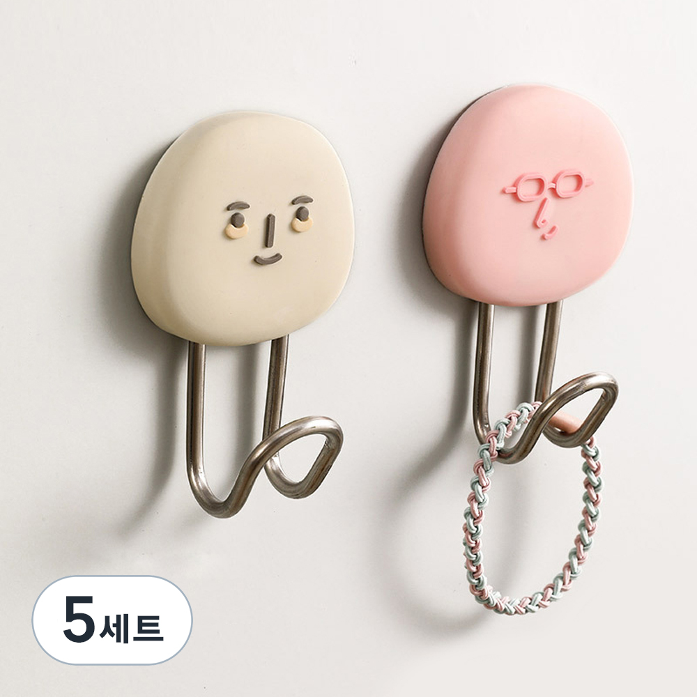 한봄누리 캐릭터 무타공 후크걸이 다용도 걸이 후크 2종 세트 28,150원