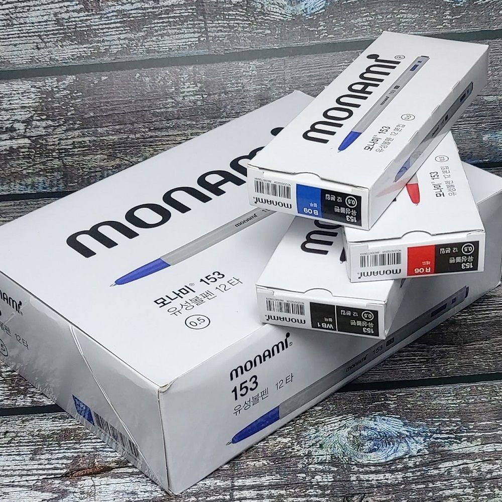모나미 BP 153 유성볼펜 0.5mm 1Box(144자루), 블랙(12다스), 본상품선택 61,340원