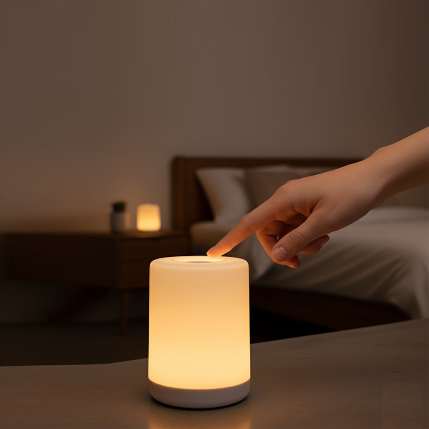 이지탭 무드등 대용량 터치식 LED 미니 수유등 수면등 취침등 조명 전구색 주광색 주백색, 조명색상-옐로우,화이트 13,990원