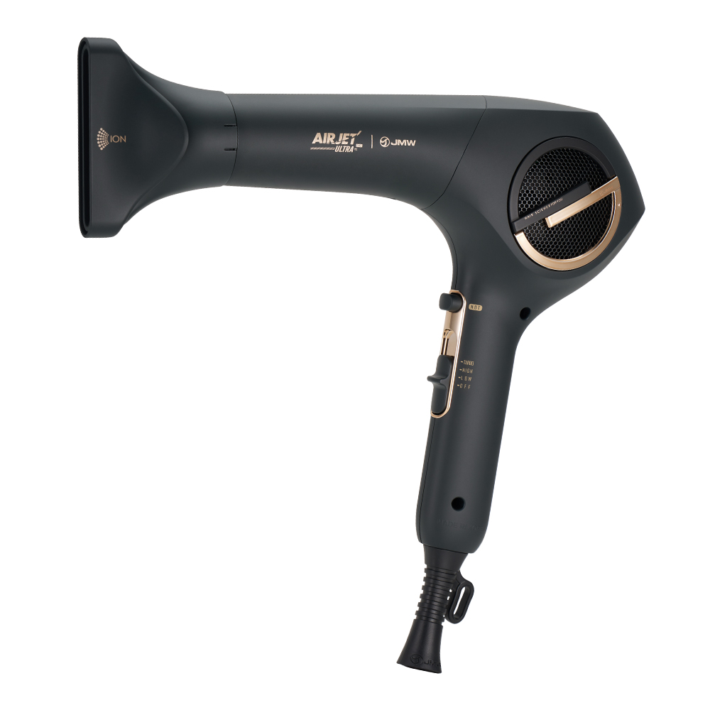 JMW 에어젯 울트라 프로 전문가용 1700W 터보 항공모터 헤어 드라이기, 블랙 104,000원
