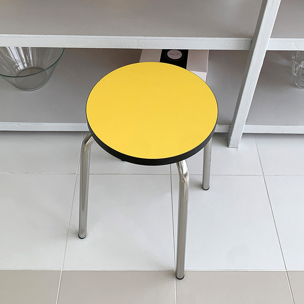 오그레 스테인레스 컬러 스툴, 옐로우, 1개 59,000원