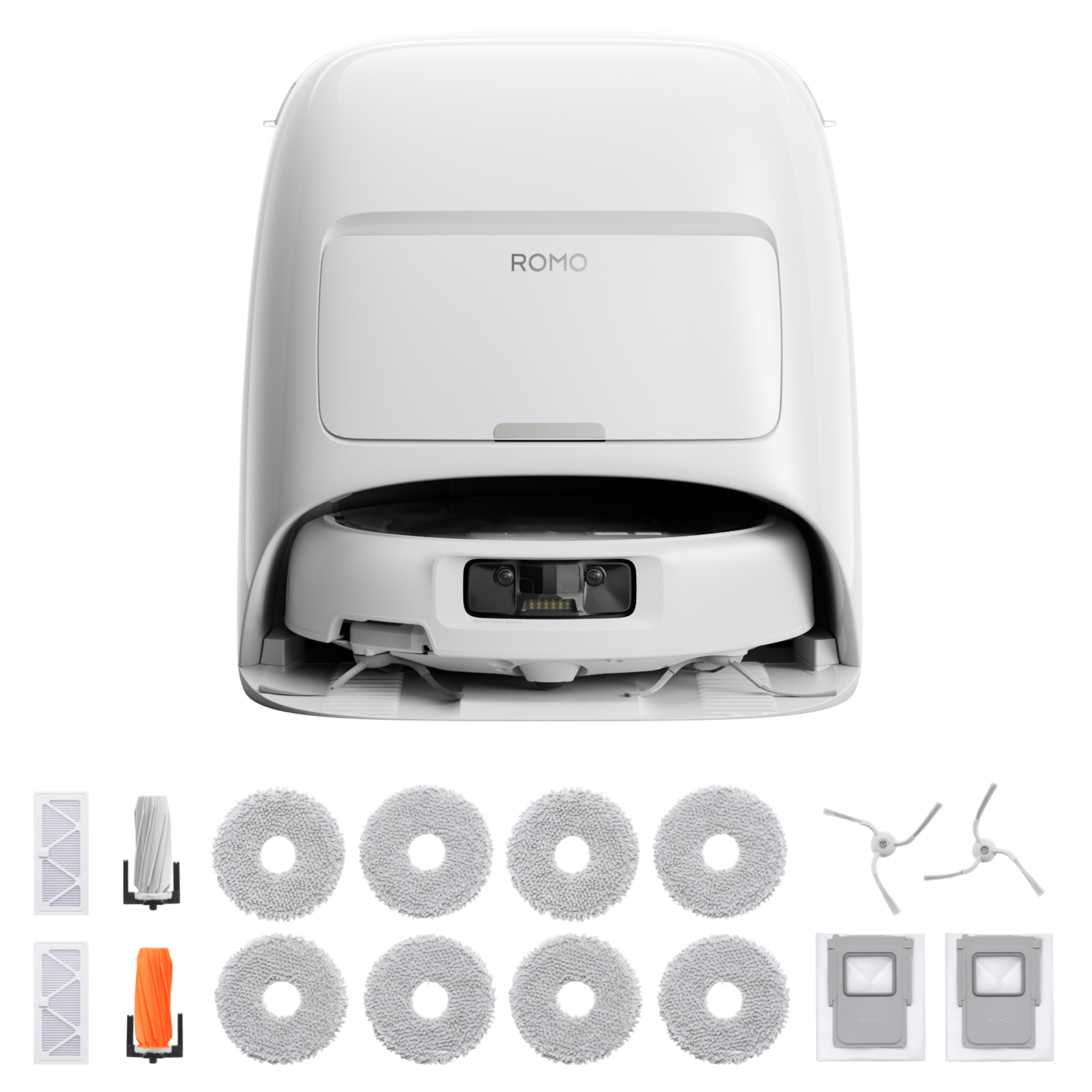 DJI ROMO A 로봇청소기 + 액세서리 키트 세트, CR8E, 투명 + 화이트(청소기), 단일색상(키트) 1,432,000원