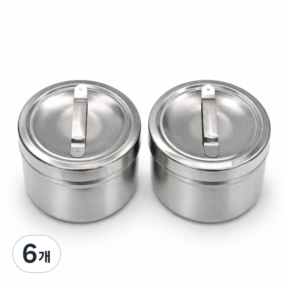 오넬 솜통 다용도 미용재료 원형 스텐, 6개, 스테인레스 20,810원