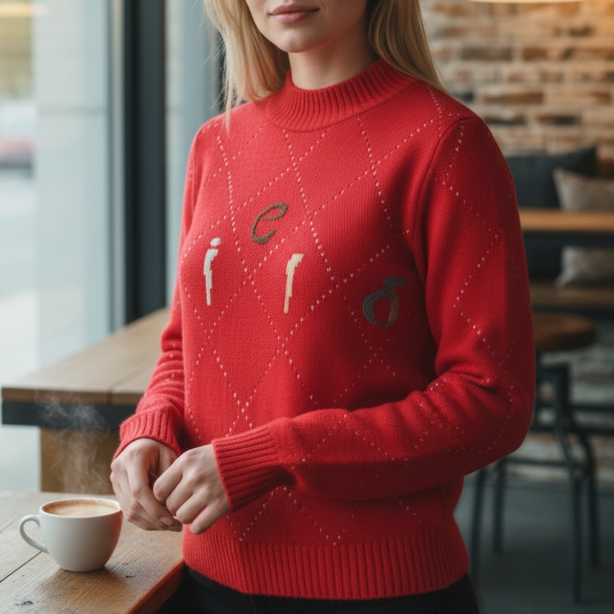 빨간색 골프웨어니트 니트골프웨어 여성골프웨어니트 골프웨어인타샤니트 인타샤니트 85,000원