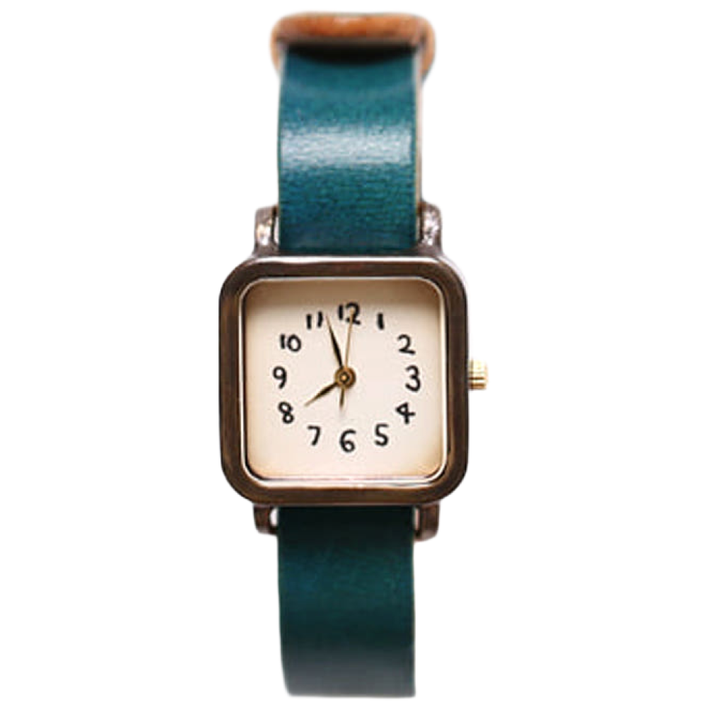 메탈엣린넨 핸드메이드 가죽밴드 여성 손목시계 NemoBlueR 170,000원