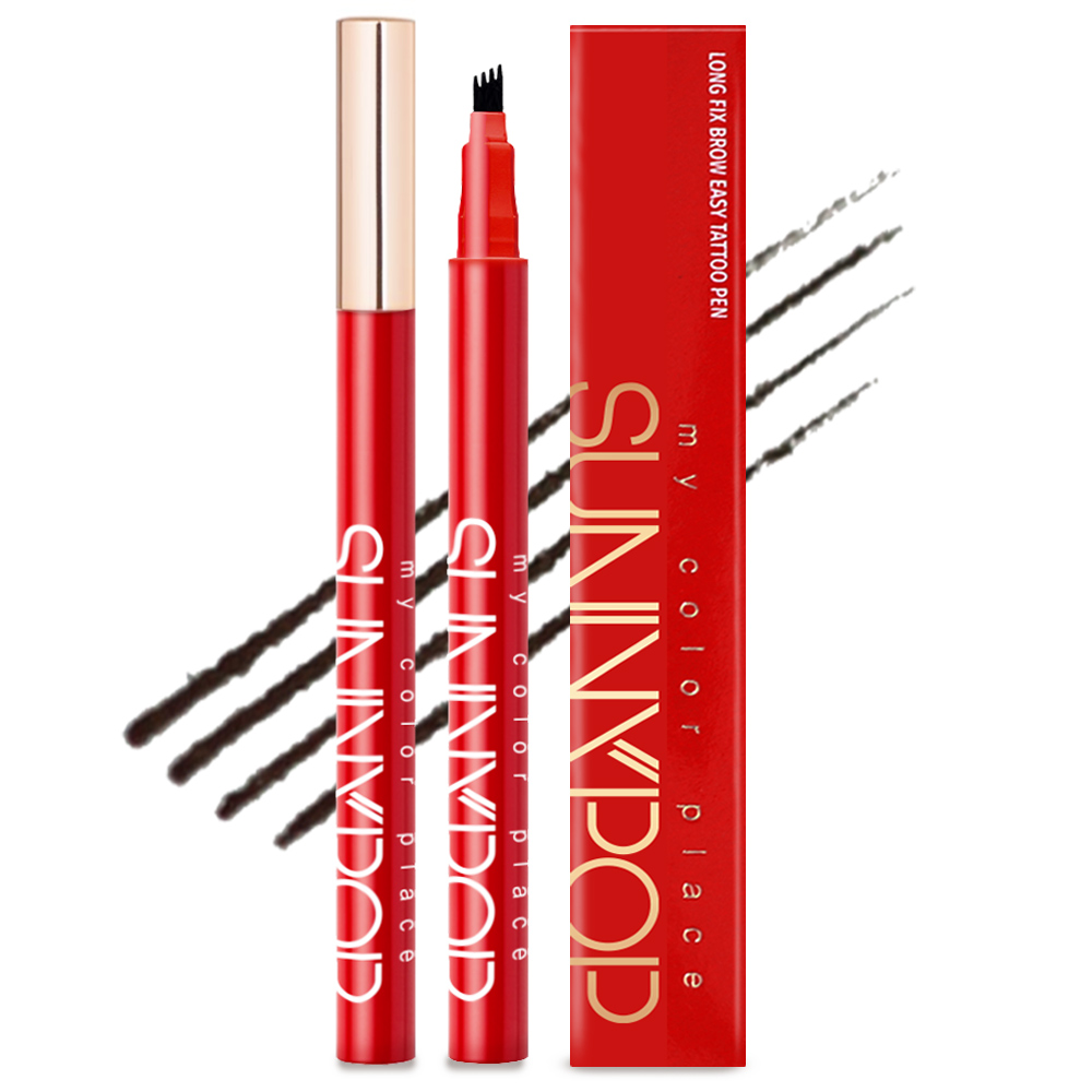 눈섭 타투 펜슬안지워지는 타투 아이브로우 타투 눈썹펜슬 아이브로우틴트 아이브로우 펜슬 타투아이브로우 눈썹 타투펜, 다크브라운, 1개 17,900원