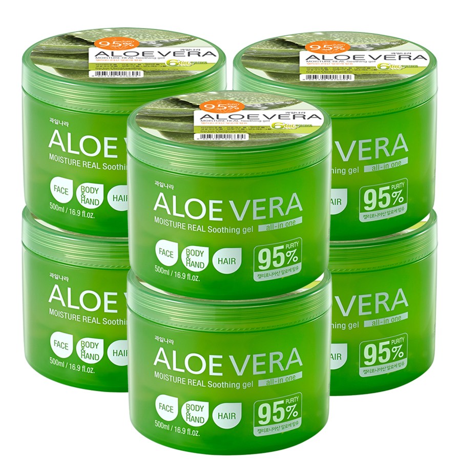 과일나라 알로에베라 바디프랜 모이스처 리얼 수딩젤, 500ml, 6개 20,900원